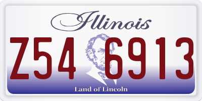 IL license plate Z546913