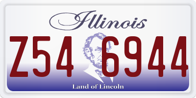 IL license plate Z546944