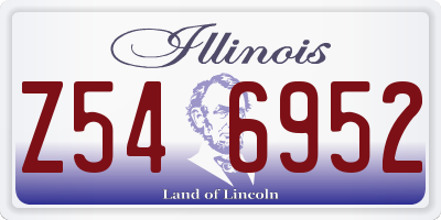 IL license plate Z546952