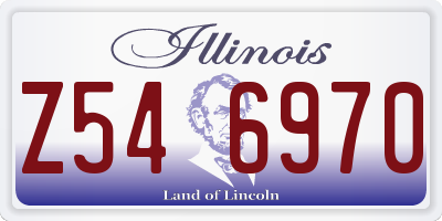 IL license plate Z546970
