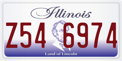 IL license plate Z546974