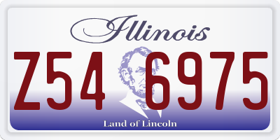 IL license plate Z546975