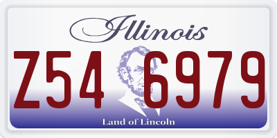 IL license plate Z546979