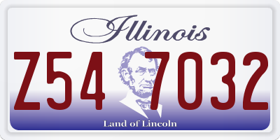 IL license plate Z547032