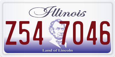 IL license plate Z547046