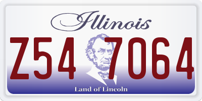 IL license plate Z547064