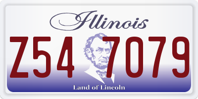 IL license plate Z547079