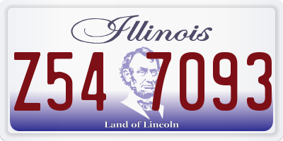 IL license plate Z547093