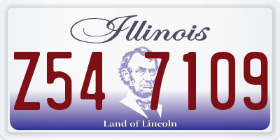IL license plate Z547109
