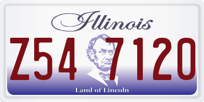 IL license plate Z547120