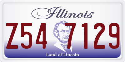 IL license plate Z547129