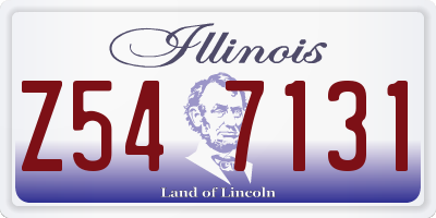 IL license plate Z547131