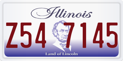 IL license plate Z547145