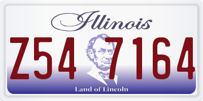 IL license plate Z547164