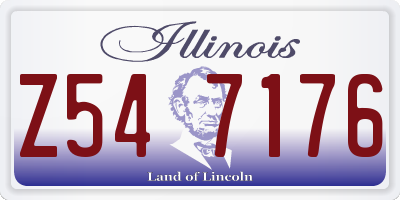 IL license plate Z547176