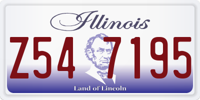 IL license plate Z547195