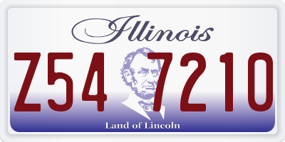 IL license plate Z547210