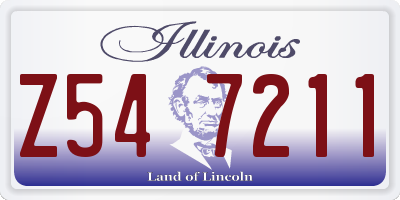 IL license plate Z547211