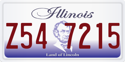IL license plate Z547215