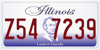IL license plate Z547239