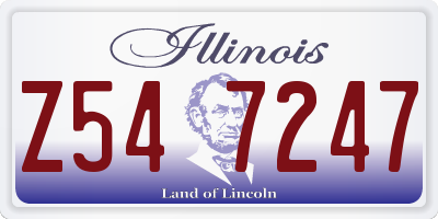 IL license plate Z547247