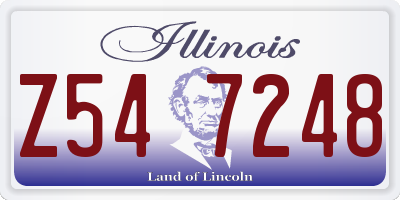 IL license plate Z547248