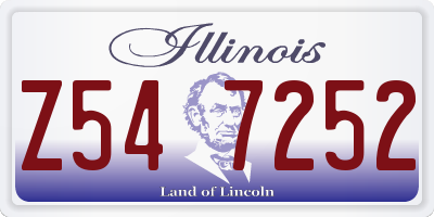IL license plate Z547252