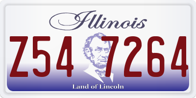 IL license plate Z547264