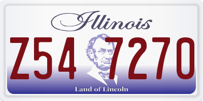 IL license plate Z547270