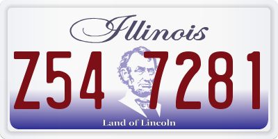 IL license plate Z547281