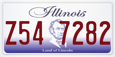 IL license plate Z547282