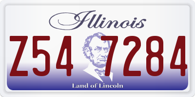 IL license plate Z547284