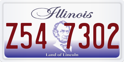 IL license plate Z547302