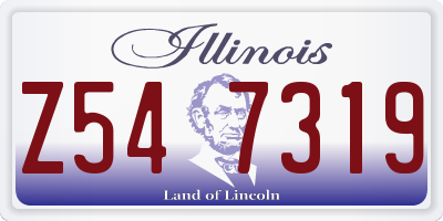IL license plate Z547319
