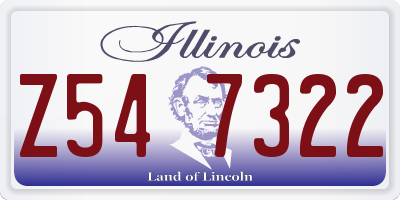 IL license plate Z547322