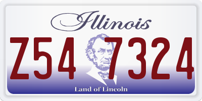 IL license plate Z547324