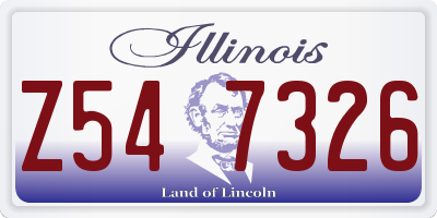 IL license plate Z547326