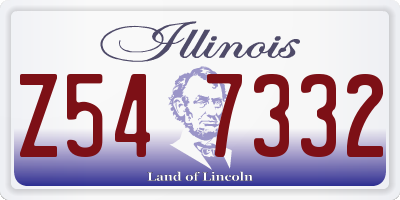 IL license plate Z547332