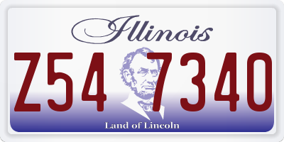 IL license plate Z547340