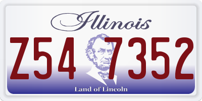 IL license plate Z547352