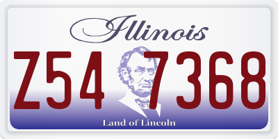 IL license plate Z547368