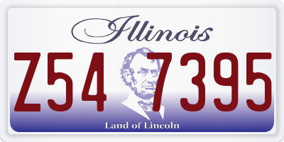 IL license plate Z547395