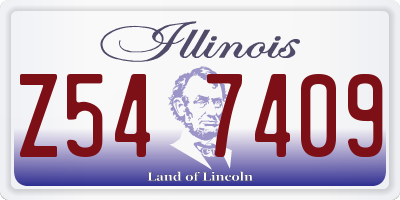 IL license plate Z547409