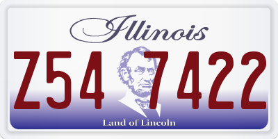IL license plate Z547422