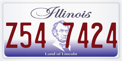 IL license plate Z547424