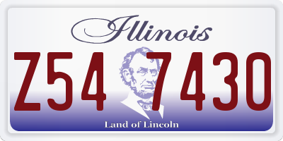IL license plate Z547430