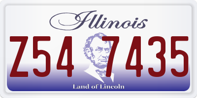 IL license plate Z547435