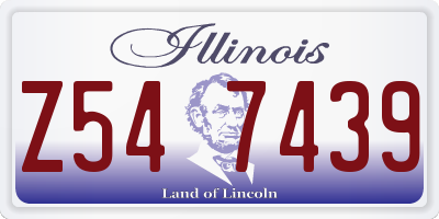 IL license plate Z547439