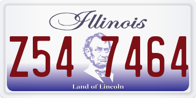 IL license plate Z547464