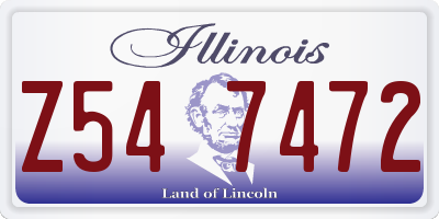 IL license plate Z547472